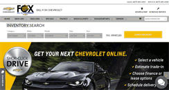 Desktop Screenshot of chevybyfox.com